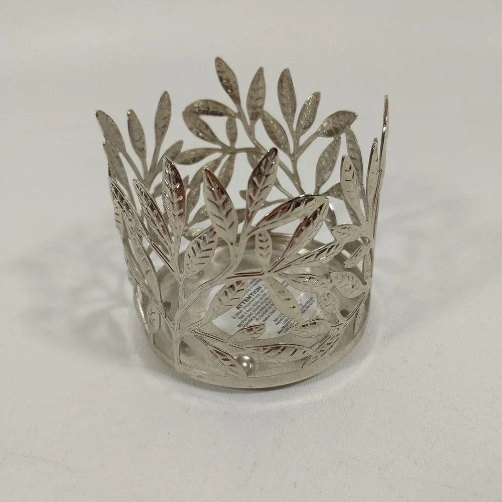 SILVER BRANCHES ~ SINGLE WICK CANDLE‎ HOLDER ~ Bath & Body Works
